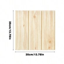 1pc 35cm X 35cm Wood Grain 3D Wall Sticker, Self-Adhesive Wallpaper, Removable And Resizable, Waterproof / Anti-Moisture / Anti-Dirt Stereo Wallpaper, Perfect For Bedroom, Living Room, TV Background Wall And Home Decoration,Renovation Stickers Peel Wall Panels,Wall Paper, Wallpapers,Spring Decoration Items Refresh Your Home,Rama Decoration Stickers