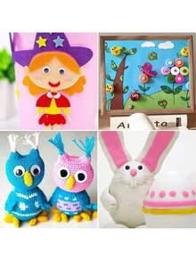 100 件/套 - 黑色 DIY 手工摇摆眼睛自粘，15 毫米黑色摆动活动眼珠贴纸，适用于所有工艺项目！ - 黑與白 - 查看 7