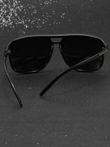 1 buc ochelari de soare polarizați cu ramă mare vintage, pentru bărbați, femei, pentru exterior, petrecere, vacanță, călătorie, condus pentru vacanță de vară la plajă, exterior, călătorie