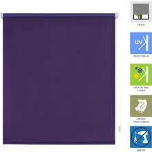 Ecommerc3 Easyfix Smooth Opaque Roller Blind Size 52x180 - Opaque Blind WITHOUT TOOLS Fabric Size 49x175 - Blind WITHOUT DRILL - Violet Purple - View 3
