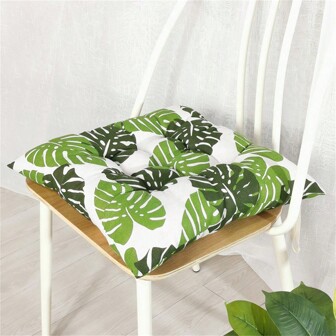 Square Seat Cushion With Ties, Chair Pad, Office Chair Cushion, Student Cushion, Dining Chair, Tatami Mat, Compression Packaging