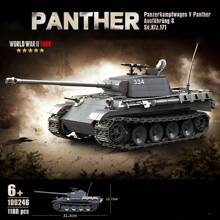 Conjunto de bloques de construcción de tanques de la Segunda  Mundial, kit de modelo de tanque MOC grande, juguete de construcción para regalar a fans con soldados - Multicolor - Ver 1