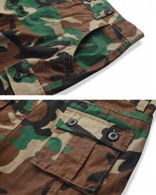 TRGPSG Men's Relaxed Fit Cargo Pants With Pockets, Outdoor Camo Cotton Work Pants For Men(No Belt) - Jungle Camo - View 4