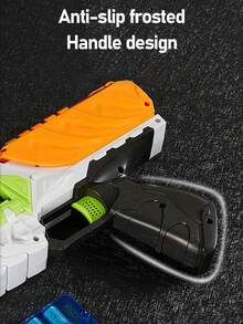 泡沫飛鏢槍（附20個泡沫飛鏢）+飛盤火箭發射器，配有4個飛碟，適合14歲以上的青少年，有趣的家庭戶外遊戲，青少年戶外運動玩具，減壓玩具槍 - 彩色 - 查看 2