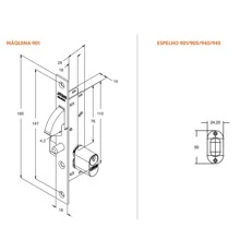 Door Handles & Locks - 黑色 - 查看 4