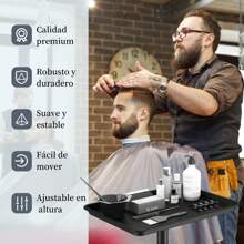 KINGSTEAM Carro Auxiliar Para Estética Tattoo Clínic Spa Organizador - Negro - Ver 7