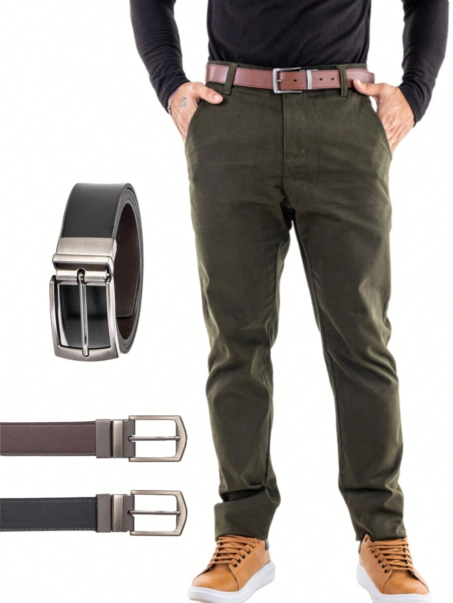 Urban Zone Jeans Men Pants - Đai xanh + hai mặt - Xem 1