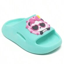 Kids Fashion Slippers - màu xanh lá - Xem 2