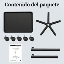 KINGSTEAM Carro Auxiliar Para Estética Tattoo Clínic Spa Organizador - Negro - Ver 3