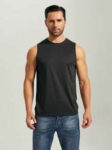 Boyfriend Style Men Gym Lato Oddychający Casual Sportowy Top