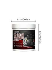 1pc Tire Cleaner Automobile Tire Care Rust Remover Cleaning Agent (100g) - White - View 9