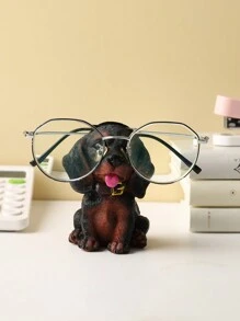 1 件树脂多功能动物形状狗设计眼镜架适用于客厅和卧室装饰最佳礼物 - 彩色 - 查看 7