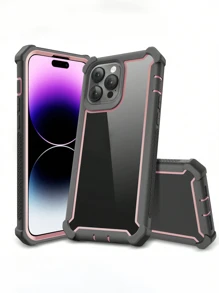 Funda resistente y a prueba de golpes de TPU transparente compatible con Samsung Galaxy S20, S21, S22, S23, S24, S25 Plus, Ultra FE y compatible con iPhone 16, 15, 14, 13, 12, 11 Pro Max Plus