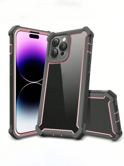 Heavy Duty Shockproof Clear TPU Case Compatible With Samsung Galaxy S20 S21 S22 S23 S24 S25 Plus Ultra FE And Compatible With IPhone 16 15 14 13 12 11 Pro Max Plus