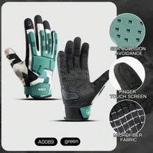 Kyncilor Gants militaires tactiques Gants de paintball, de tir, d'airsoft, de combat, de vélo. Gants de protection en caoutchouc anti-dérapants à doigts complets pour hommes et femmes