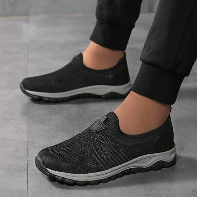 Scarpe da uomo alla moda sneakers leggere da corsa, scarpe da tennis casual per camminare con suola dipinta