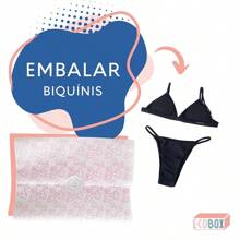 100 Folhas Papel De Seda Premium 35x50cm Coração Rosa - Branco - Visão 5