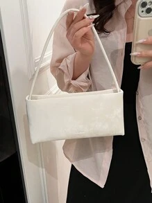 Bolso pequeño y cuadrado de moda versátil para mujer, ideal para ir al trabajo. Bolso de hombro o bandolera elegante y práctico