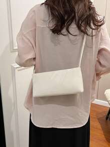 Bolso pequeño y cuadrado de moda versátil para mujer, ideal para ir al trabajo. Bolso de hombro o bandolera elegante y práctico