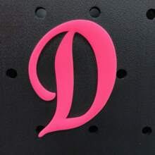 1pc Pink Letters For Beach Bag Decorative Charm Insert Bag Accessories Beach Bag Accessories For Women's Rubber Beach Handbag EVA Bag Personalized Handbag 3D Letters DIY Your Bag(LetterA-Z)  Beach Accessories Rubber Beach Bag