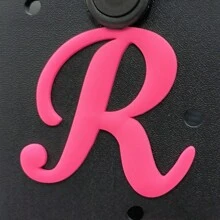 1pc Pink Letters For Beach Bag Decorative Charm Insert Bag Accessories Beach Bag Accessories For Women's Rubber Beach Handbag EVA Bag Personalized Handbag 3D Letters DIY Your Bag(LetterA-Z)  Beach Accessories Rubber Beach Bag