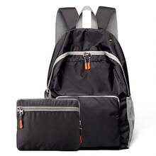 Nueva mochila portátil para exteriores, de gran capacidad y multicolor, transpirable y plegable, multifuncional para acampar, hacer senderismo y otras actividades al aire libre - Negro - Ver 1