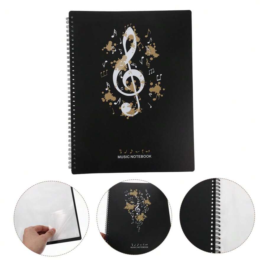1pc Music Folder With 30 Pages (DoubleSided 60 Sides) A4 Music Sheet