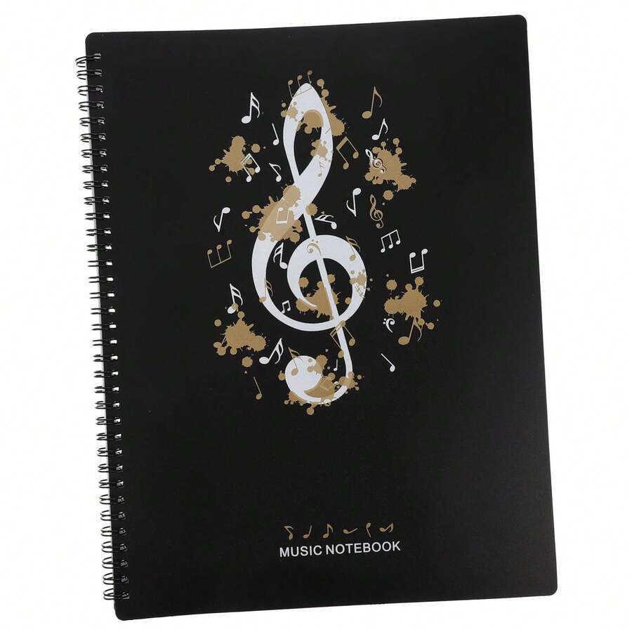 1pc Music Folder With 30 Pages (DoubleSided 60 Sides) A4 Music Sheet