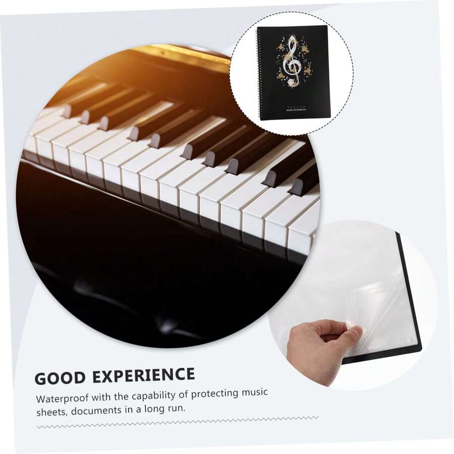 1pc Music Folder With 30 Pages (DoubleSided 60 Sides) A4 Music Sheet