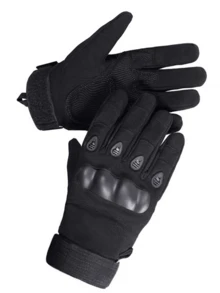 Men Sports Protective Tactical Gloves - Black - View 2