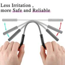 4 Pieces Facial Hair Remover Spring Eyebrow Face Epilator Coil Portable Hair Remover Spring Threading Tool For Women Chin Cheek Mustache Upper Lip - Multicolor - View 5