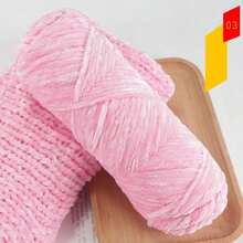 100g DIY Plush Yarn Soft Chenille Amigurumi Velvet Knitting Sewing DIY Material For Scarf/Sweater 100% Polyester Velvet Yarn Accessories Summer, School - Gold Velvet Thread - View 15