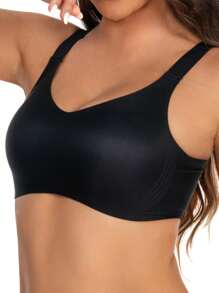2pcs Wireless Jelly Bra, Comfortable And Invisible, For Side Breast Control - Multicolor - View 3