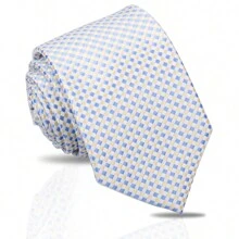 1pc Men's Classic Striped & Polka Dot Handmade Tie, Formal Business Necktie, Suitable For Banquet & Evening Formal Wear, Work & Professional Attire, Casual Italian/British Retro Style Accessories