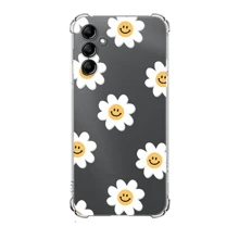 Capa Capinha de Celular Personalizada Tpu Margarida Transparente