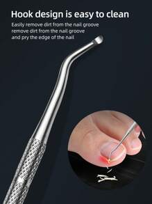 厚板趾甲專用指甲剪，不銹鋼尖削式趾甲剪或易釘手工具，配有橡膠手柄。黑色 - 紅色 - 查看 6