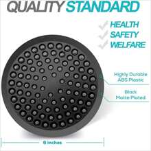 High Pressure Rainfall Shower Head 6 Inch Luxury Modern Showerhead Adjustable