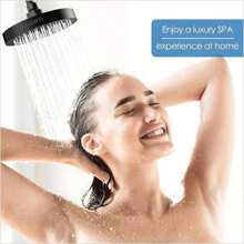 High Pressure Rainfall Shower Head 6 Inch Luxury Modern Showerhead Adjustable