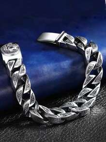 2024 New Retro Men's Bracelet, Personalized Fashion Motorcycle Harley Totem Wristband, Bold And Stylish
