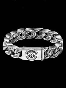2024 New Retro Men's Bracelet, Personalized Fashion Motorcycle Harley Totem Wristband, Bold And Stylish