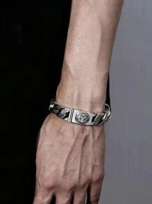 2024 New Retro Men's Bracelet, Personalized Fashion Motorcycle Harley Totem Wristband, Bold And Stylish