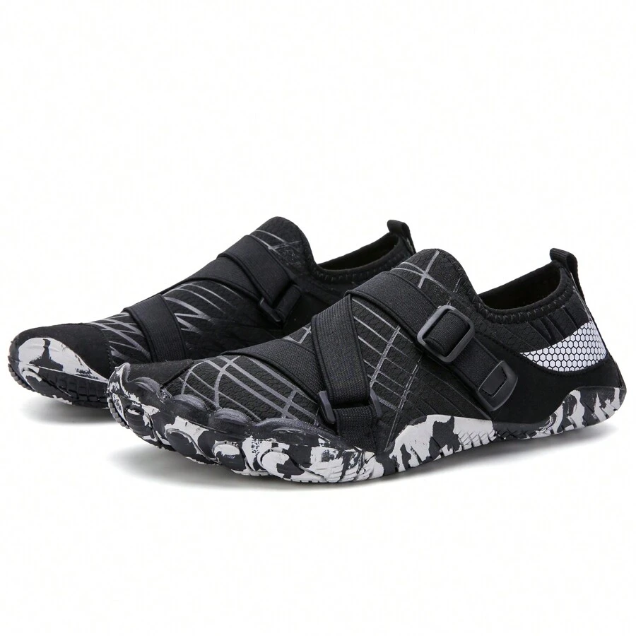 Men Breathable Rubber Beach Skin Tight Aqua Shoes For Diving Barefoot Quick-Drying Water Sports Yoga Gym Exercise Trekking Hiking Swimming Five Fingers Shoes