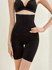 Seamless Shorts/Bermuda Shapewear With Silicone - Màu be - Xem 4