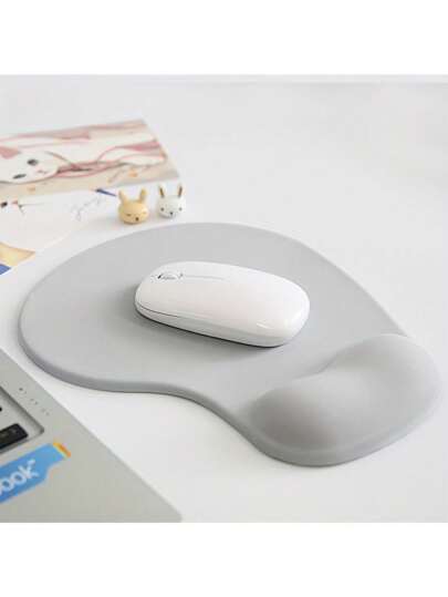 1pc Cute Cartoon Sheep Silicone Thickened Office Mouse Pad With Wrist Support And 3D Stereo Effect Back To School Gaming Mouse Pad