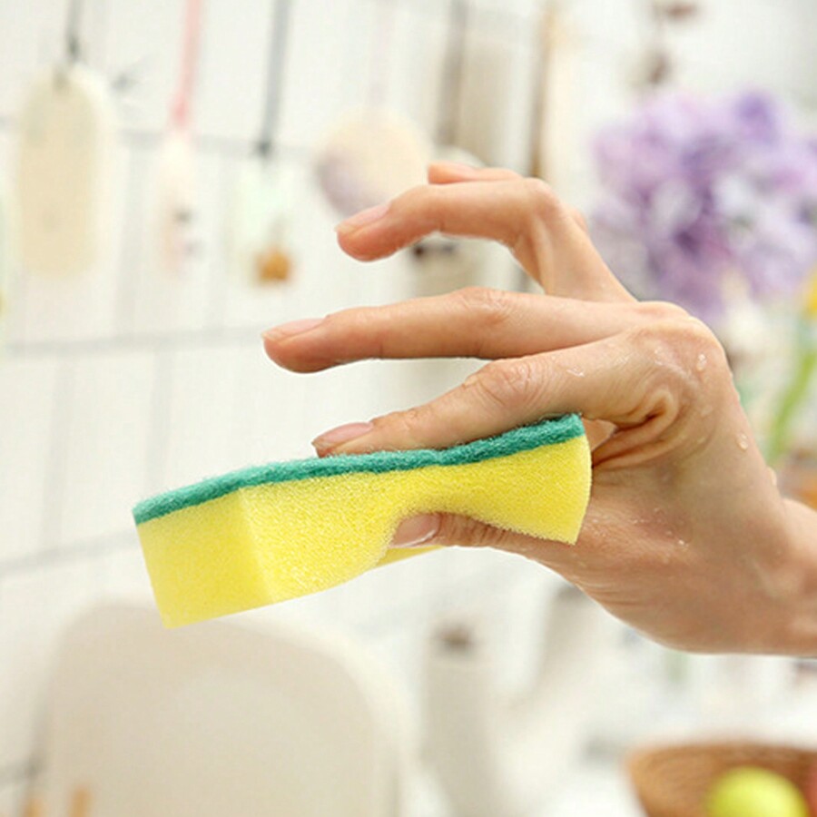 12pcs DualSided Cleaning Sponge, Thickened Kitchen Scrubbing Pad