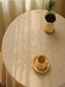 Tassel Fresh Tablecloth, Tea Table Cloth, Desk Decoration Cloth, Atmosphere, Round Table Tablecloth, Imitation Linen