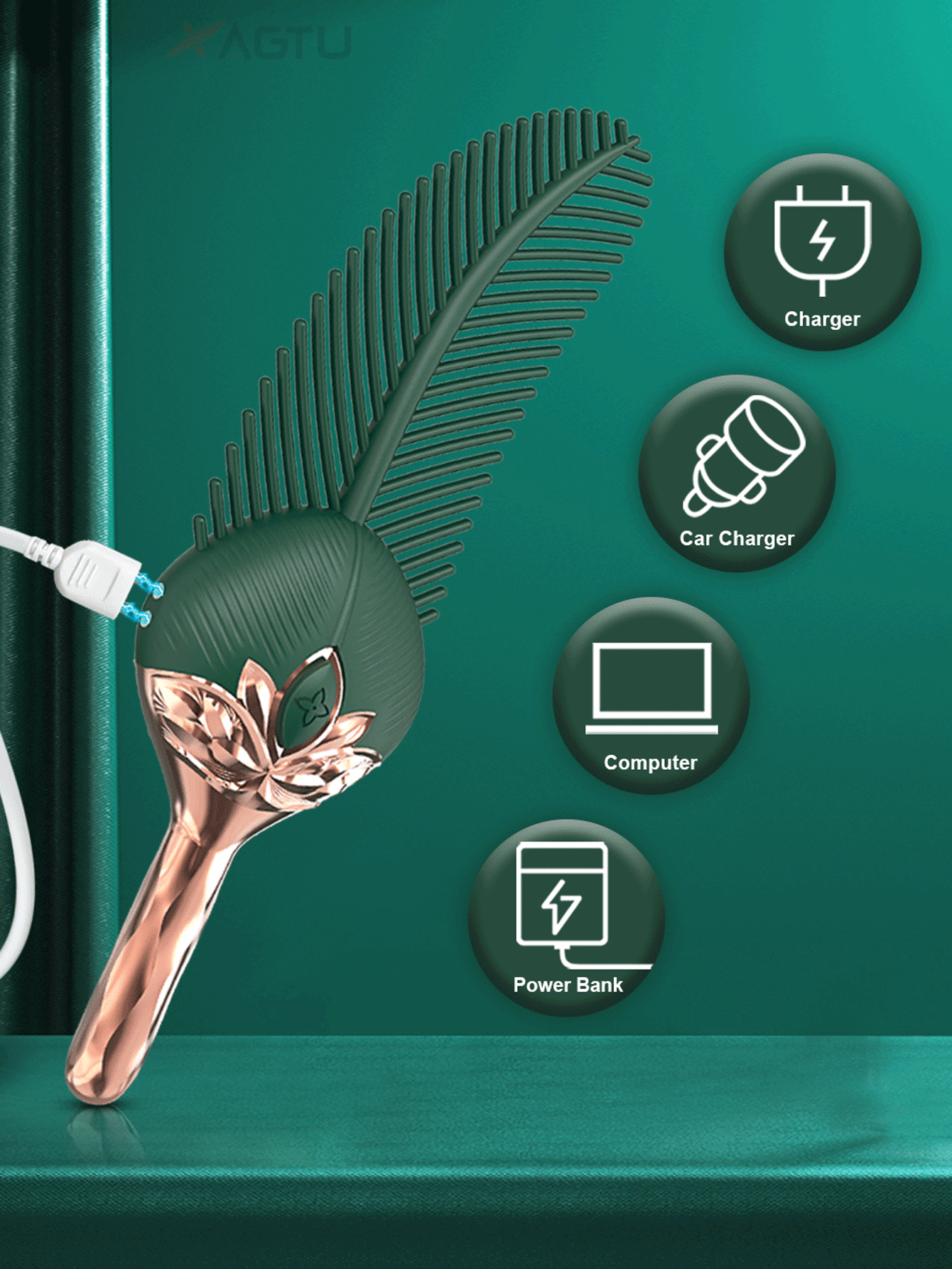 Pinzas para pezones en forma de