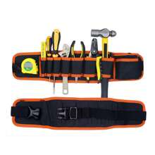電工工具腰帶袋，安全牢固的維護工具袋，適用於螺絲刀筆等工具