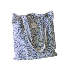 花卉紋織帆布手提包,耐磨,大容量,適用於健身、工作和學校 - 彩色 - 查看 9