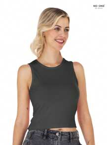 WHOLESALE 20pcs Muscular Slim Fit Super Stretch T-Shirt Crop Top Ribbed Fabric - Multicolor - View 5
